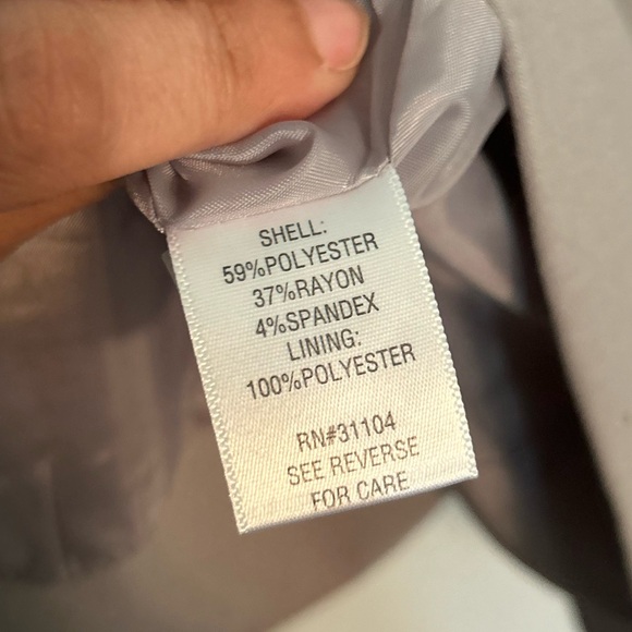 New Directions Women’s Grey 3/4 Sleeves Blazer, Size L - Picture 5 of 6
